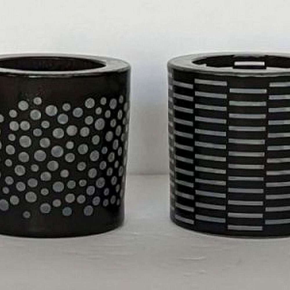 Discontinued PartyLite Black/Clear Votive Candle Holders Not Available on Site